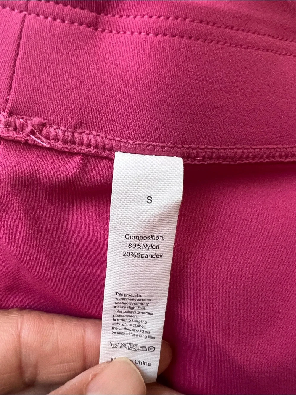 ALO Yoga Hot Pink Scoop Neck Crop Sports Bra